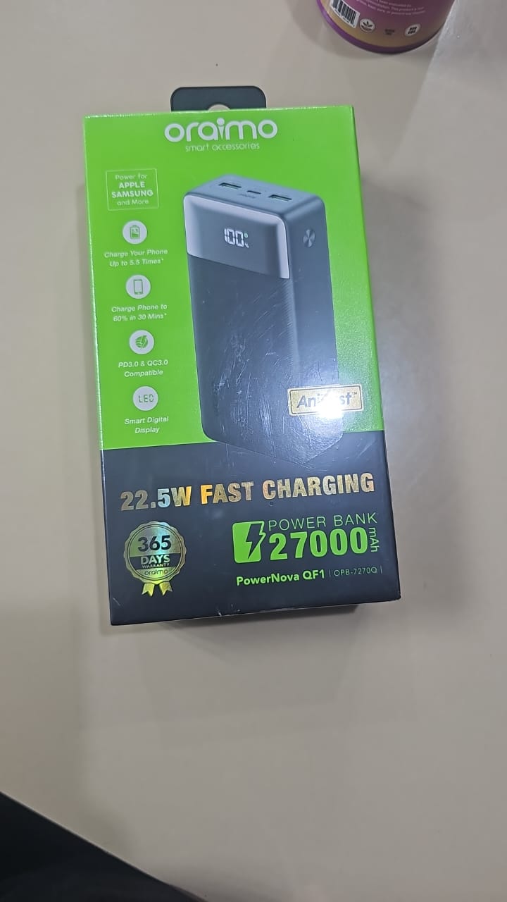 Oraimo Power Bank 27,000mAh